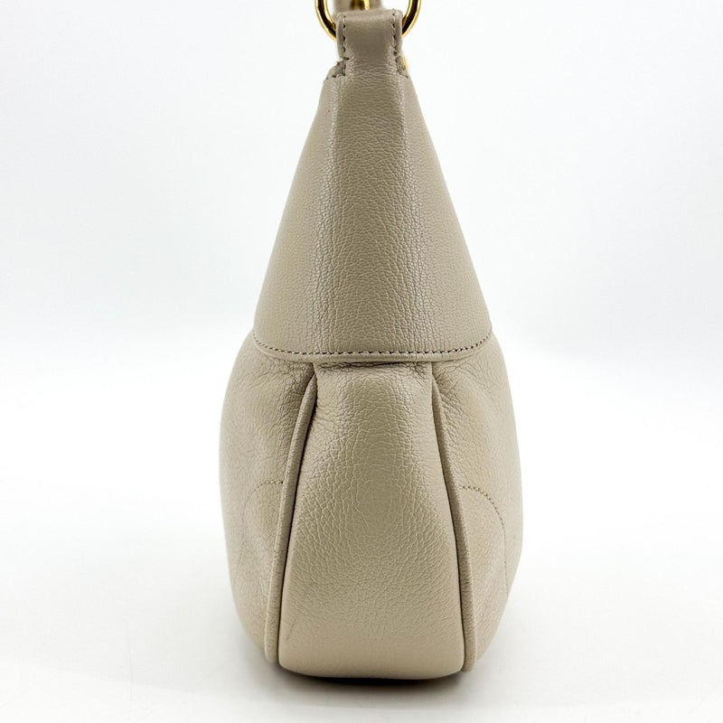 Gucci Aphrodite Leather Beige Bag