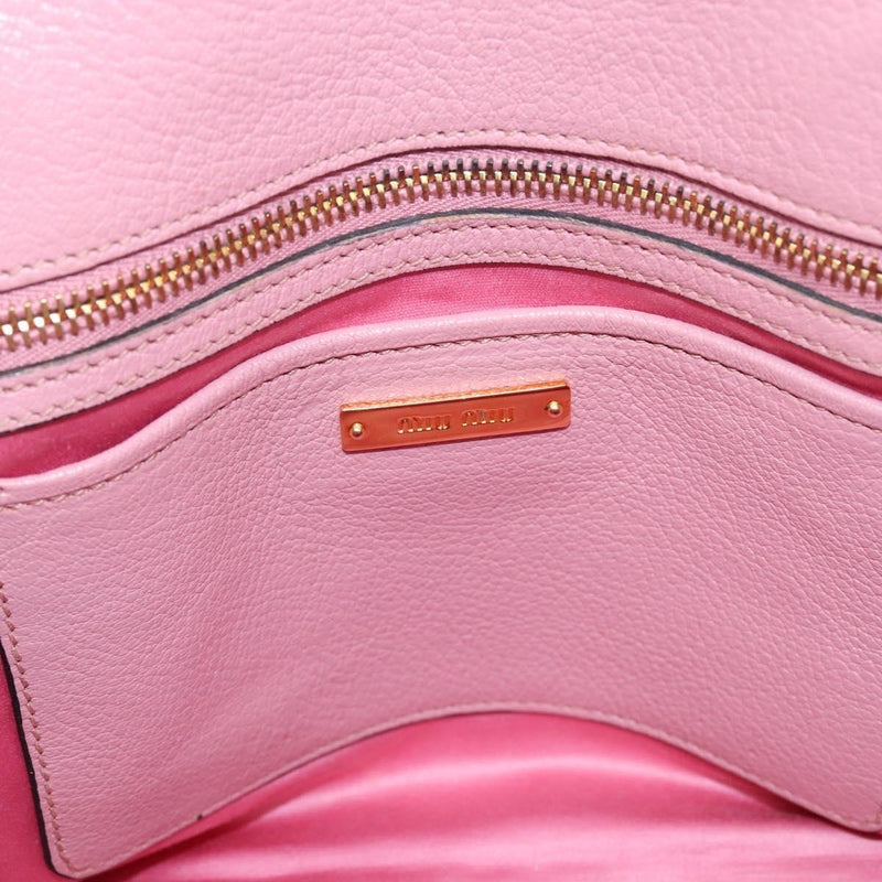 Miu Miu Beau Top Handle Leather Multicolour Bag