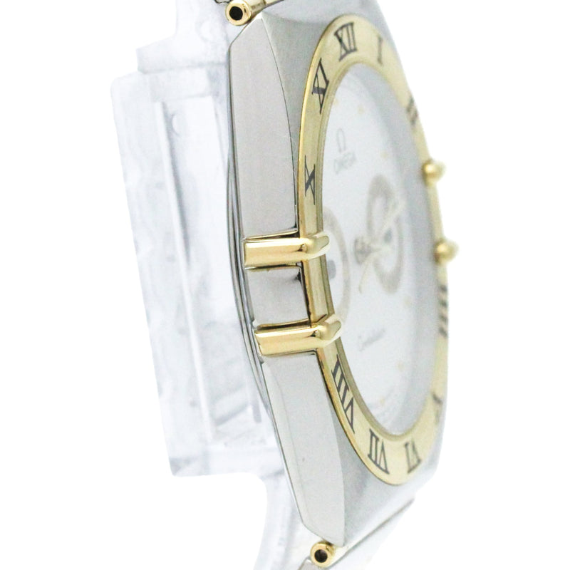 Omega Constellation Quartz Stainless Steel And Yellow Gold Watches