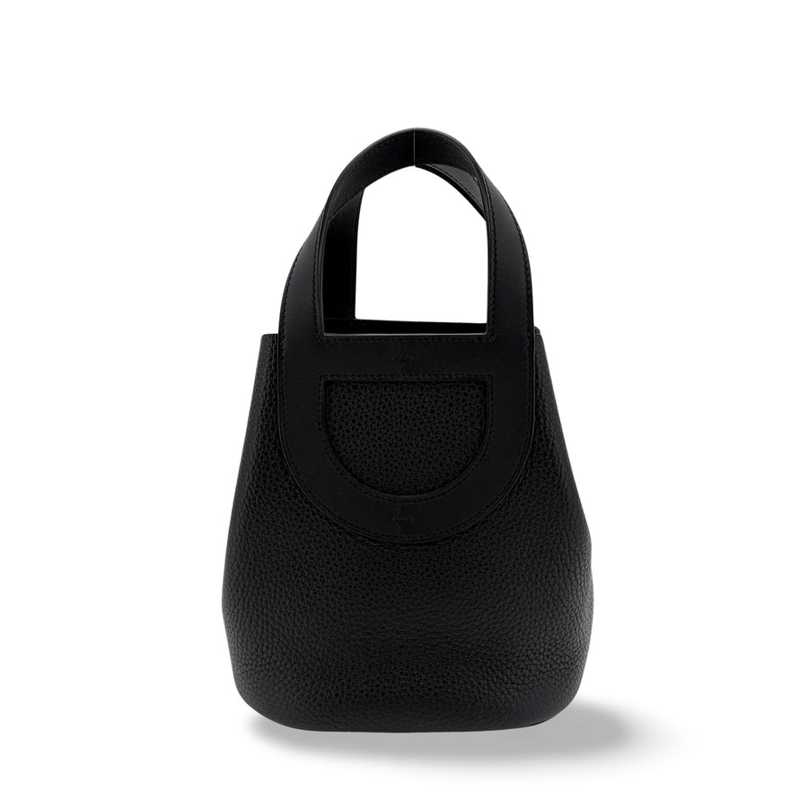 Hermes In-The-Loop Clemence With Swift Black Leather Bag