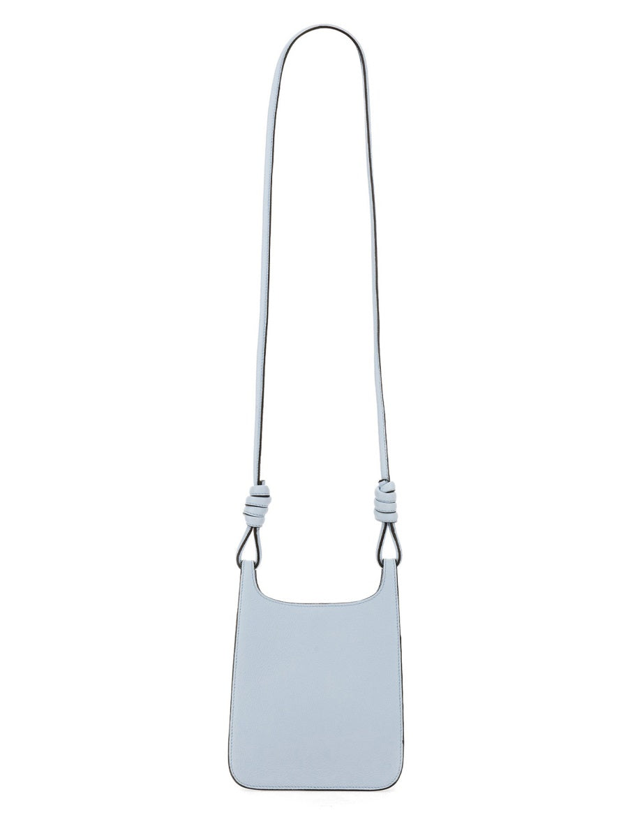 Mcm Himmel Shoulder Bag — Blue Cowhide