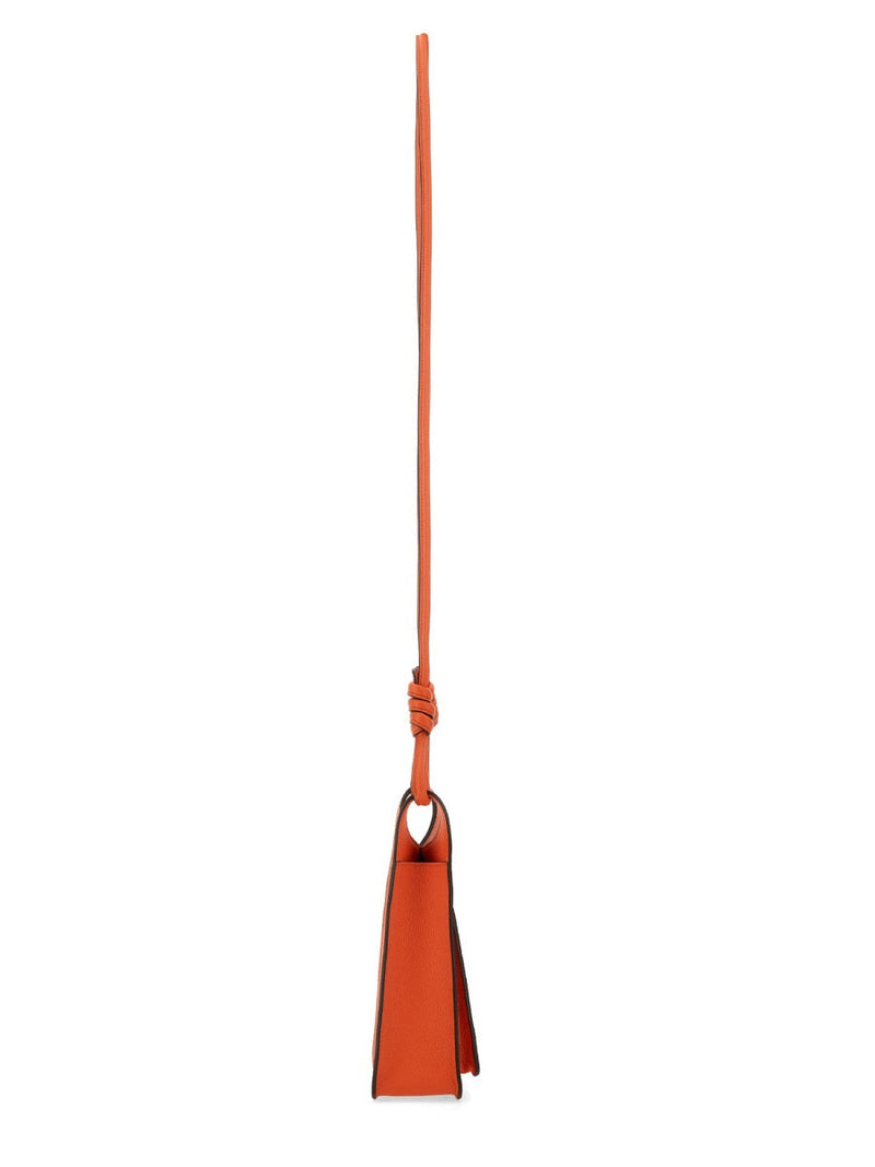Mcm Himmel Shoulder Bag — Orange Cowhide