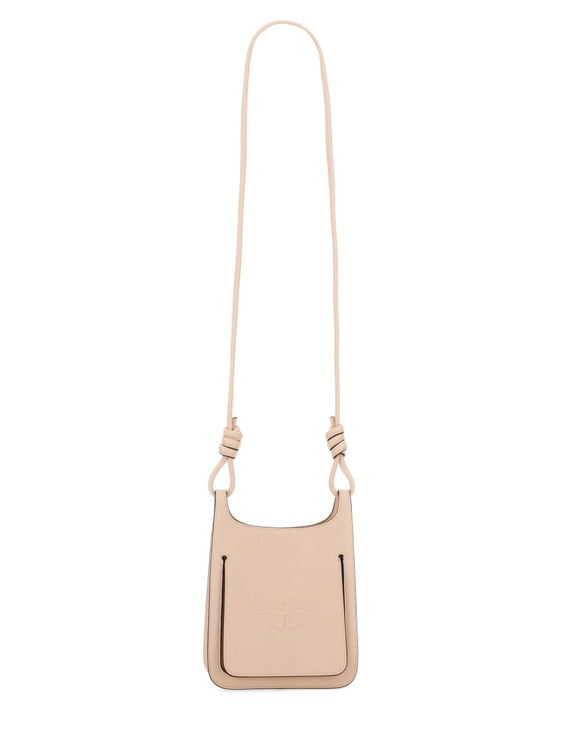 Mcm Himmel Hobo Bag — Pink Cowhide