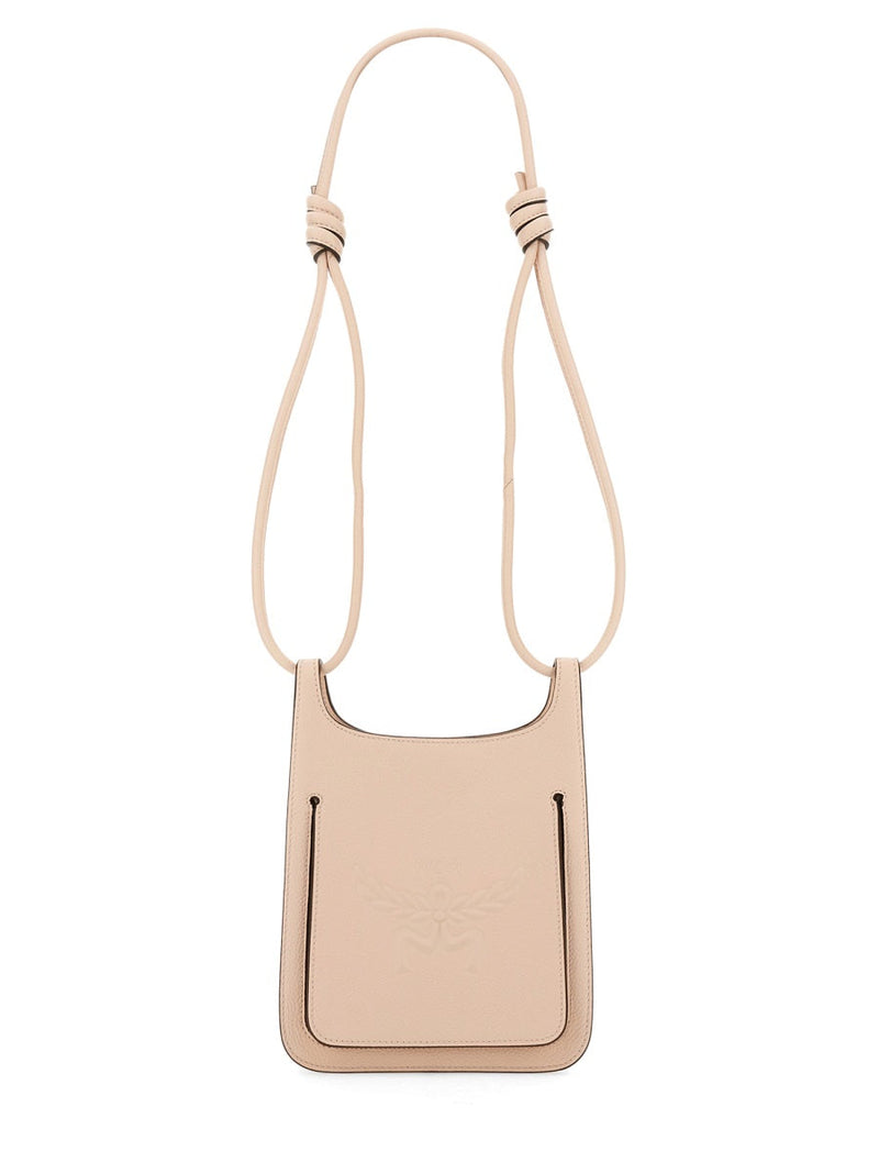 Mcm Himmel Hobo Bag — Pink Cowhide