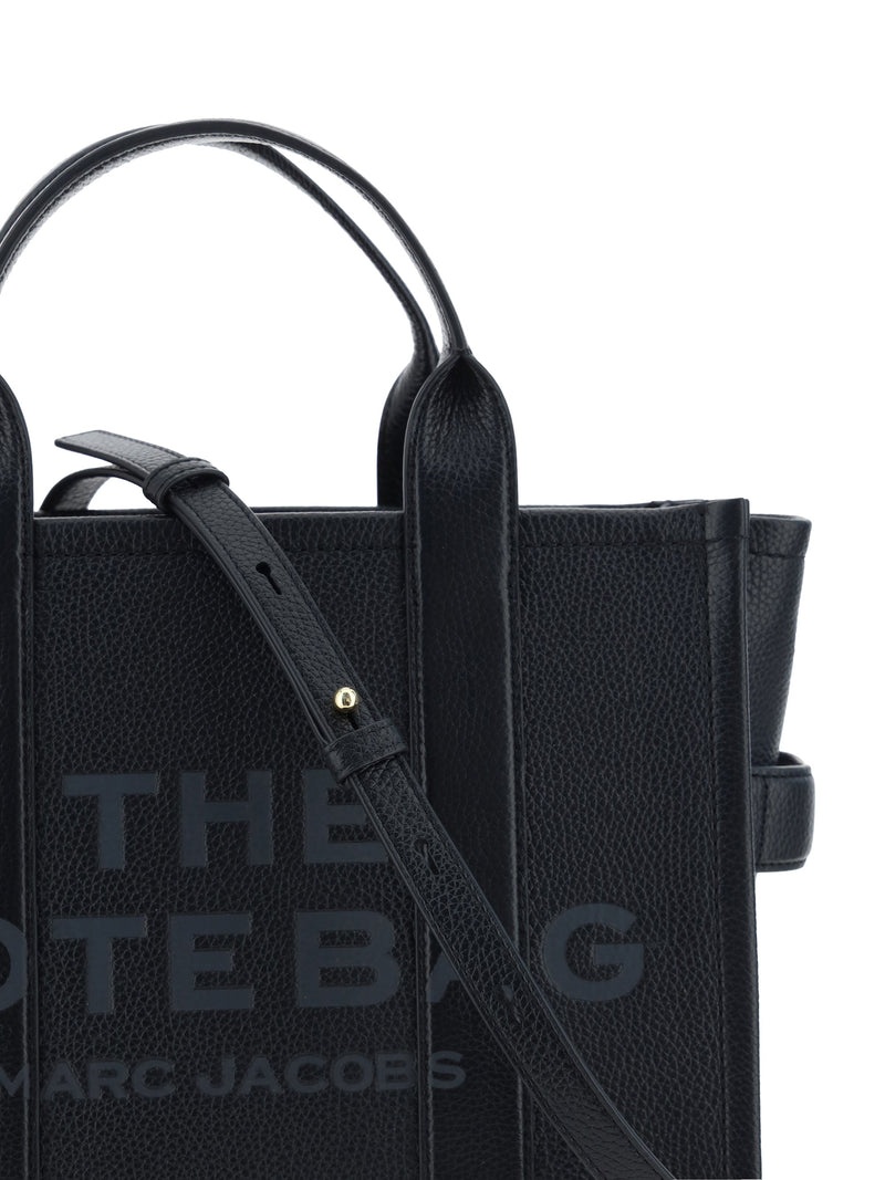 Marc Jacobs Tote Bag — Black Calf Leather Bos Taurus