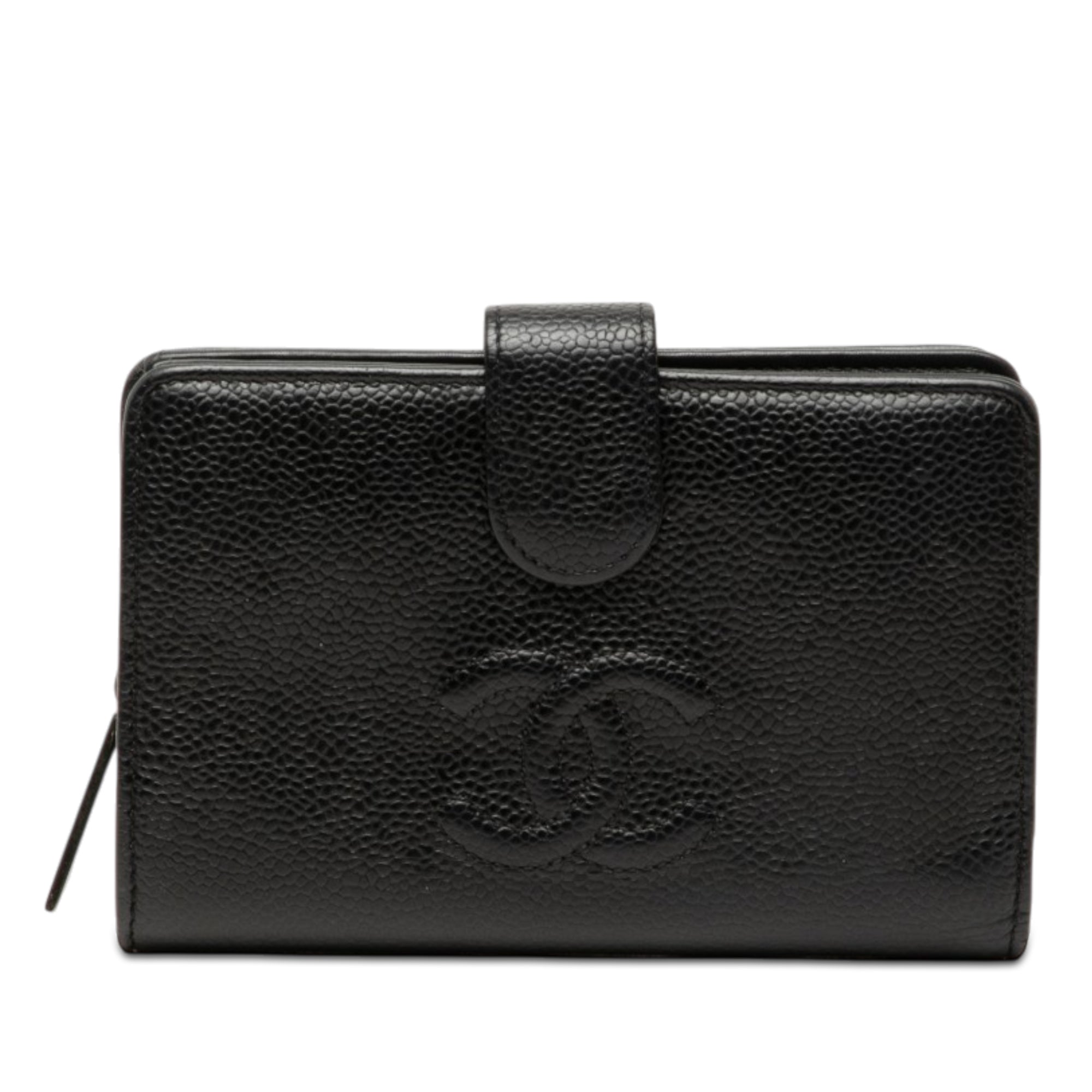 CC Caviar Bifold Wallet - Image 1