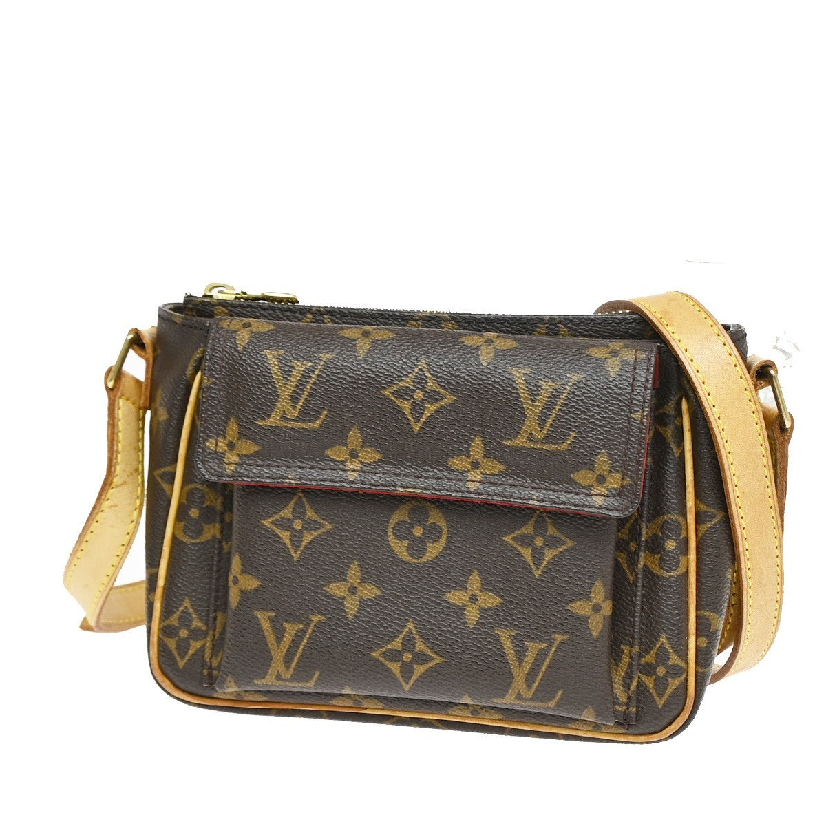 Louis Vuitton Viva Cite Monogram Canvas Brown Leather Bag