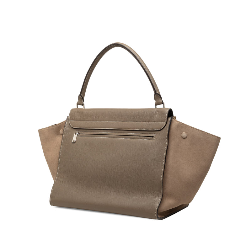 Medium Leather Trapeze Satchel - Image 2