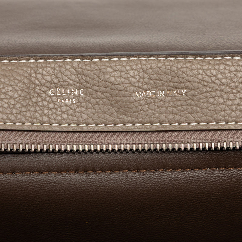 Medium Leather Trapeze Satchel - Image 5