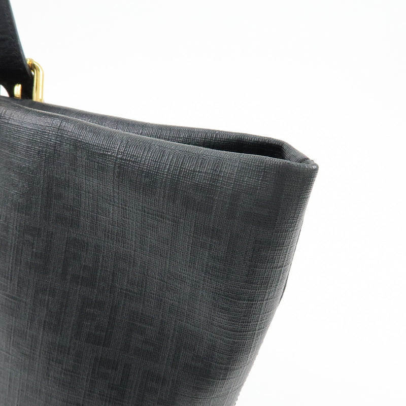 Fendi Superstar Zucchino Coated Canvas Black Bag
