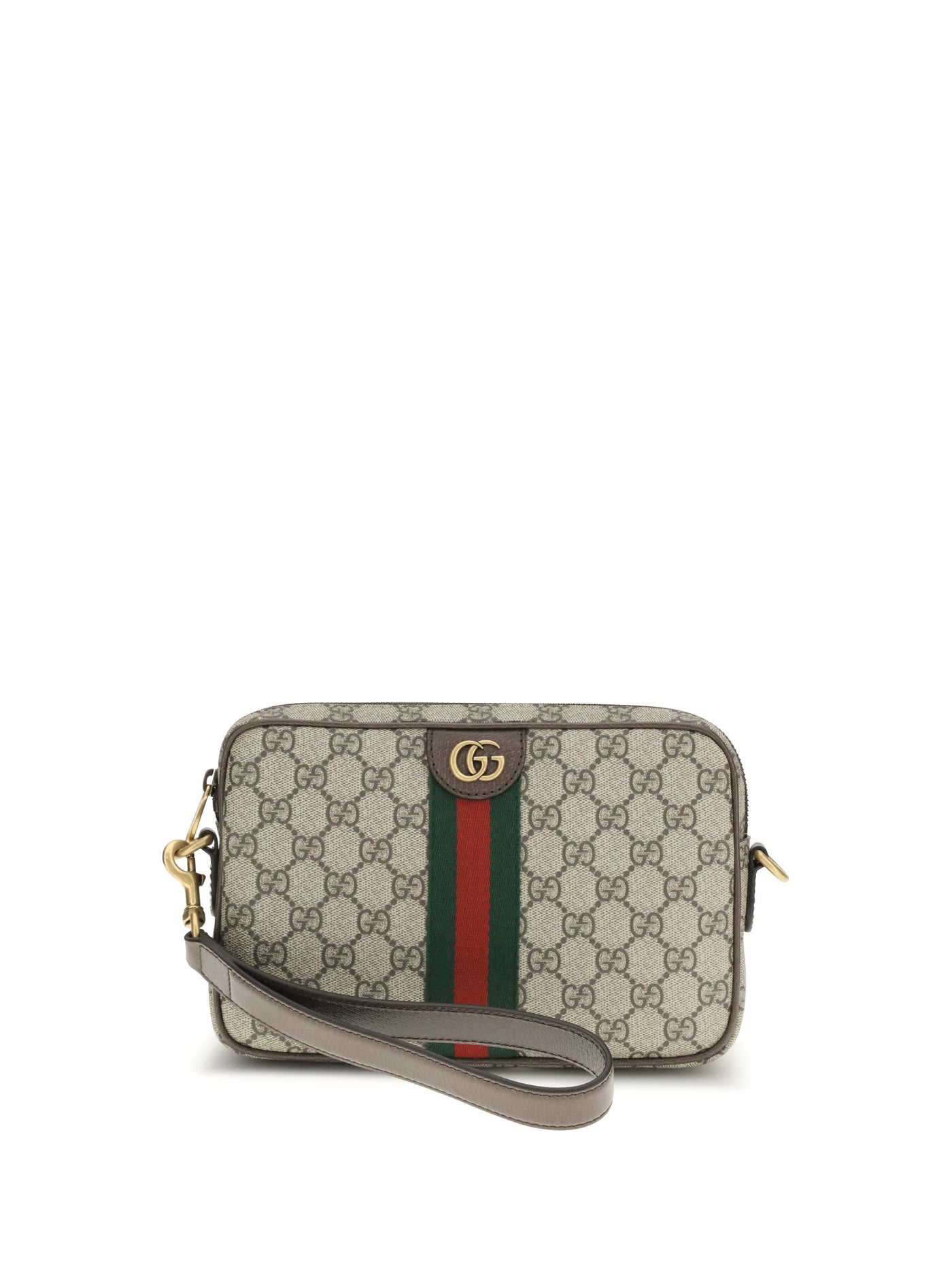 Gucci Ophidia Shoulder Bag — Beige Polyurethane; Polyamide
