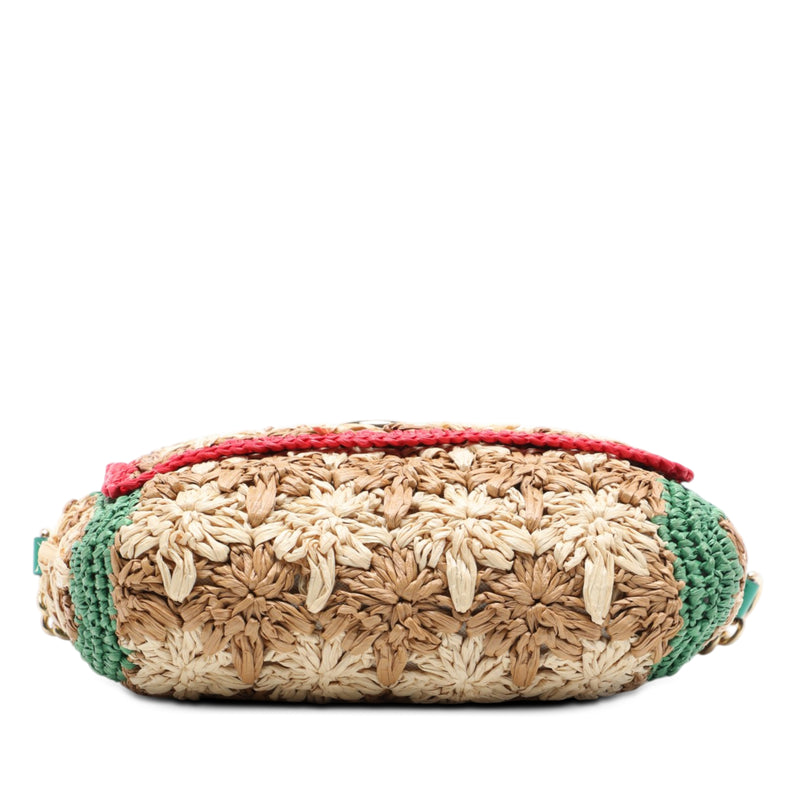 Small GG Marmont Raffia Crossbody - Image 3