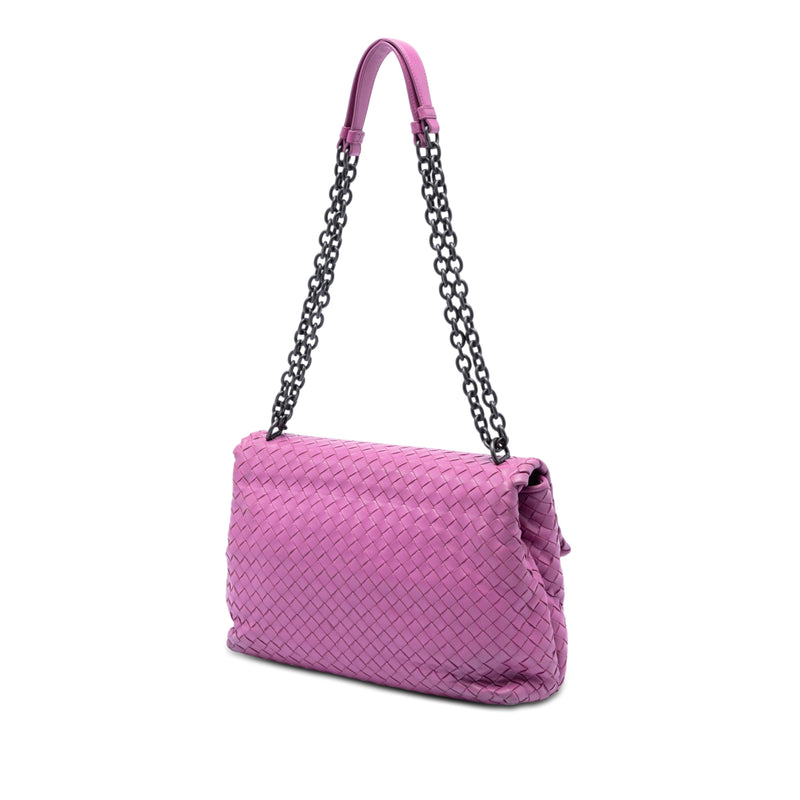 Medium Nappa Intrecciato Olimpia Shoulder Bag - Image 2