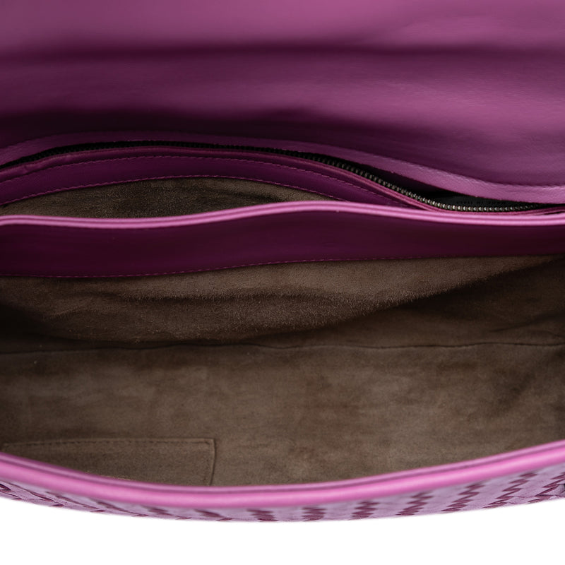 Medium Nappa Intrecciato Olimpia Shoulder Bag - Image 4