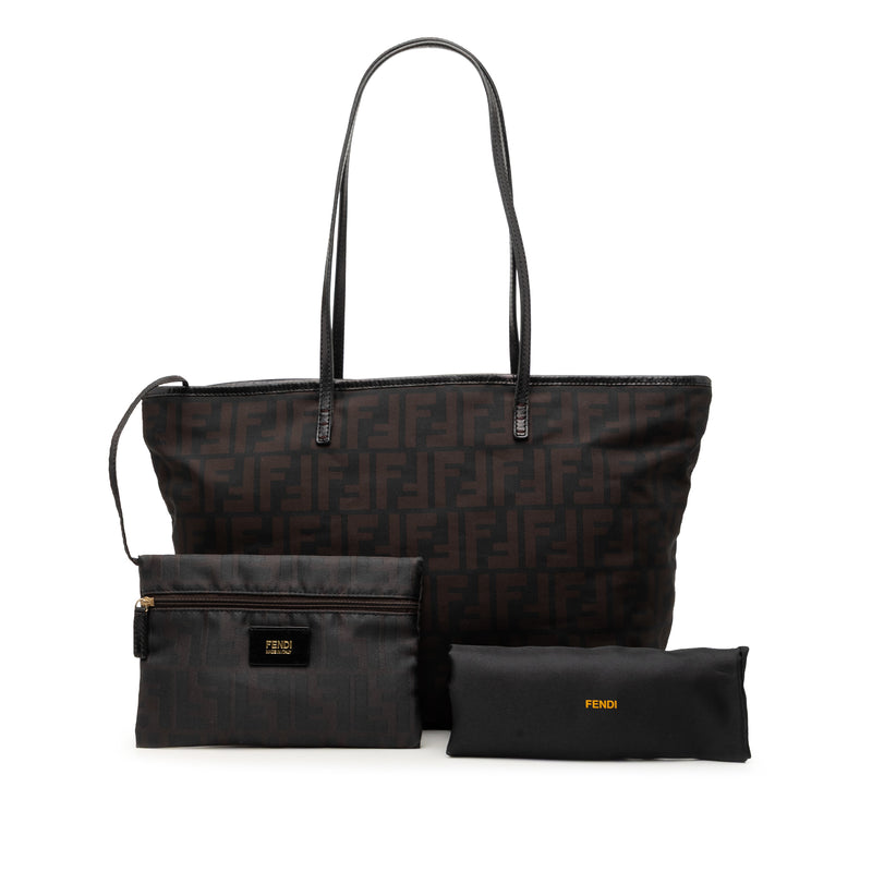 Small Zucca Nylon Roll Tote - Image 7