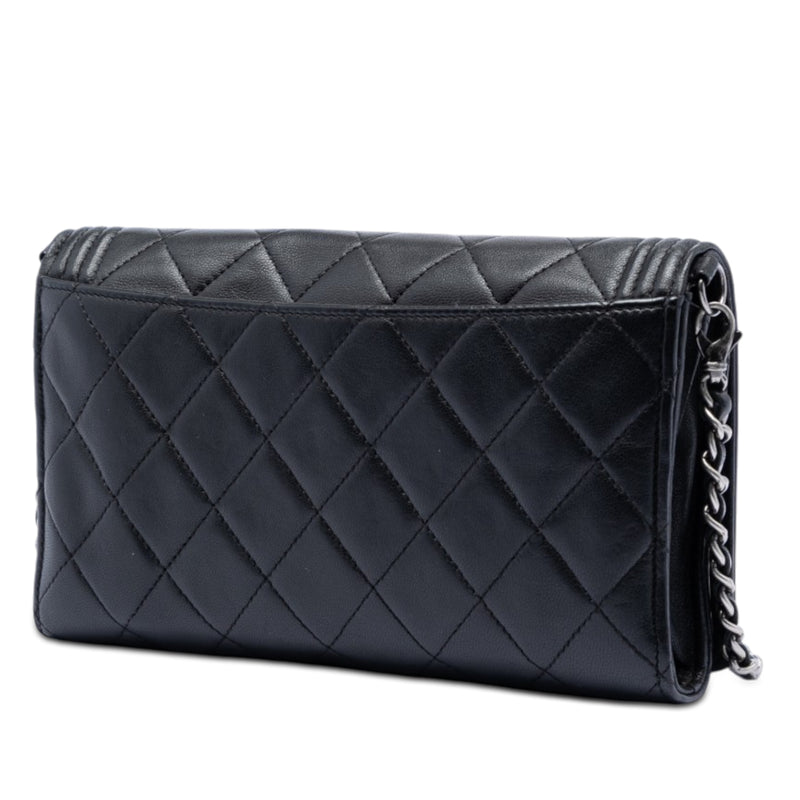Quilted Lambskin Boy Wallet On Chain - Image 2