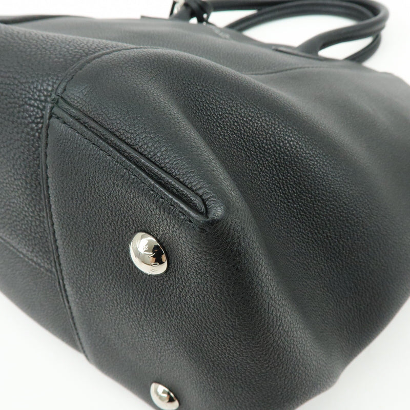 Louis Vuitton Soft Lockit Leather Black Bag