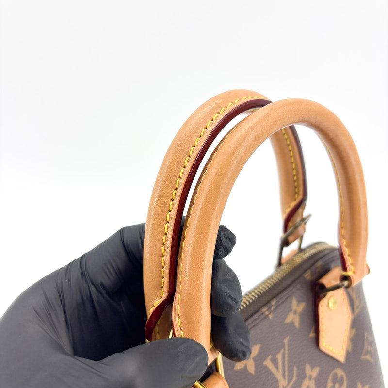 Louis Vuitton Alma Monogram Canvas Brown Bag