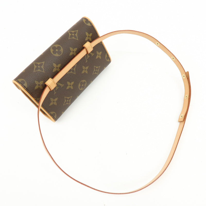Louis Vuitton Florentine Waist Monogram Canvas Brown Bag
