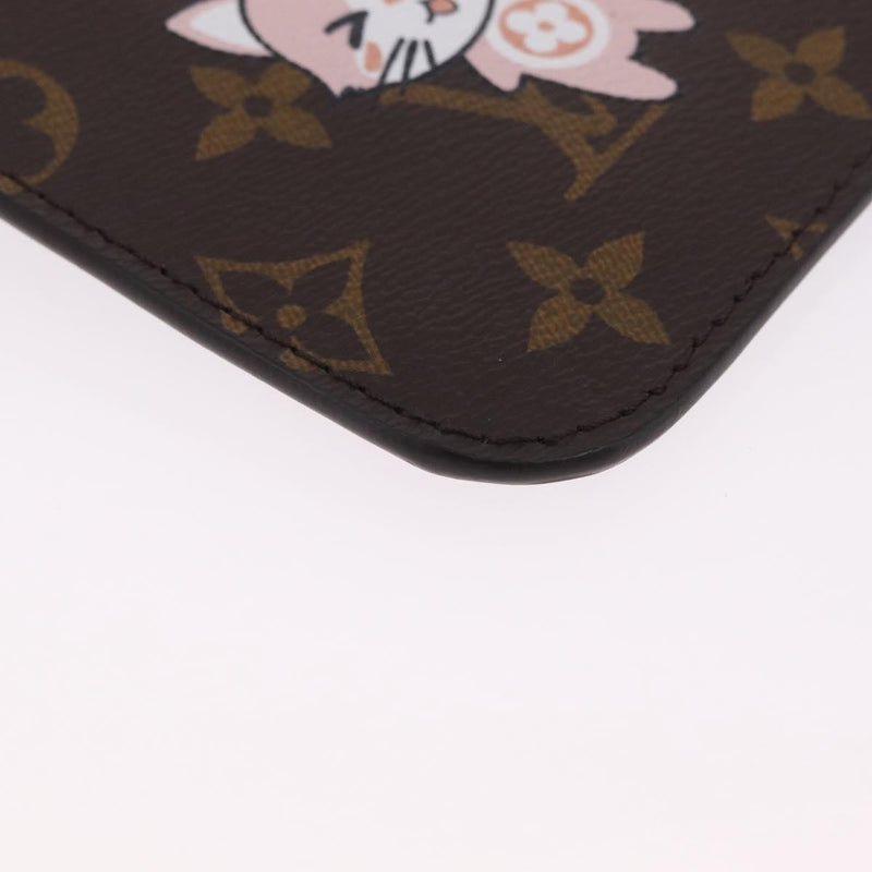 Louis Vuitton Neverfull Pochette Limited Edition World Tour Monogram Canvas Brown Bag