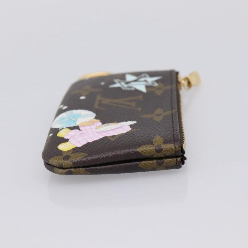 Louis Vuitton Pochette Clés Monogram Vivienne Brown Canvas Accessory