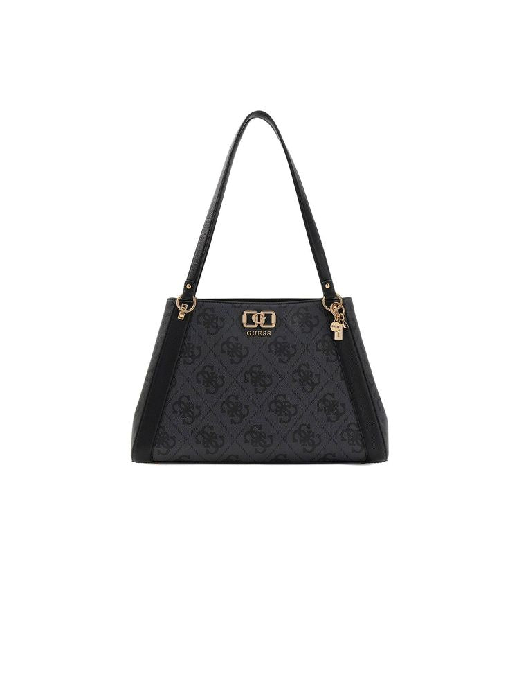 Guess Shoulder Bag — Black Polyurethane