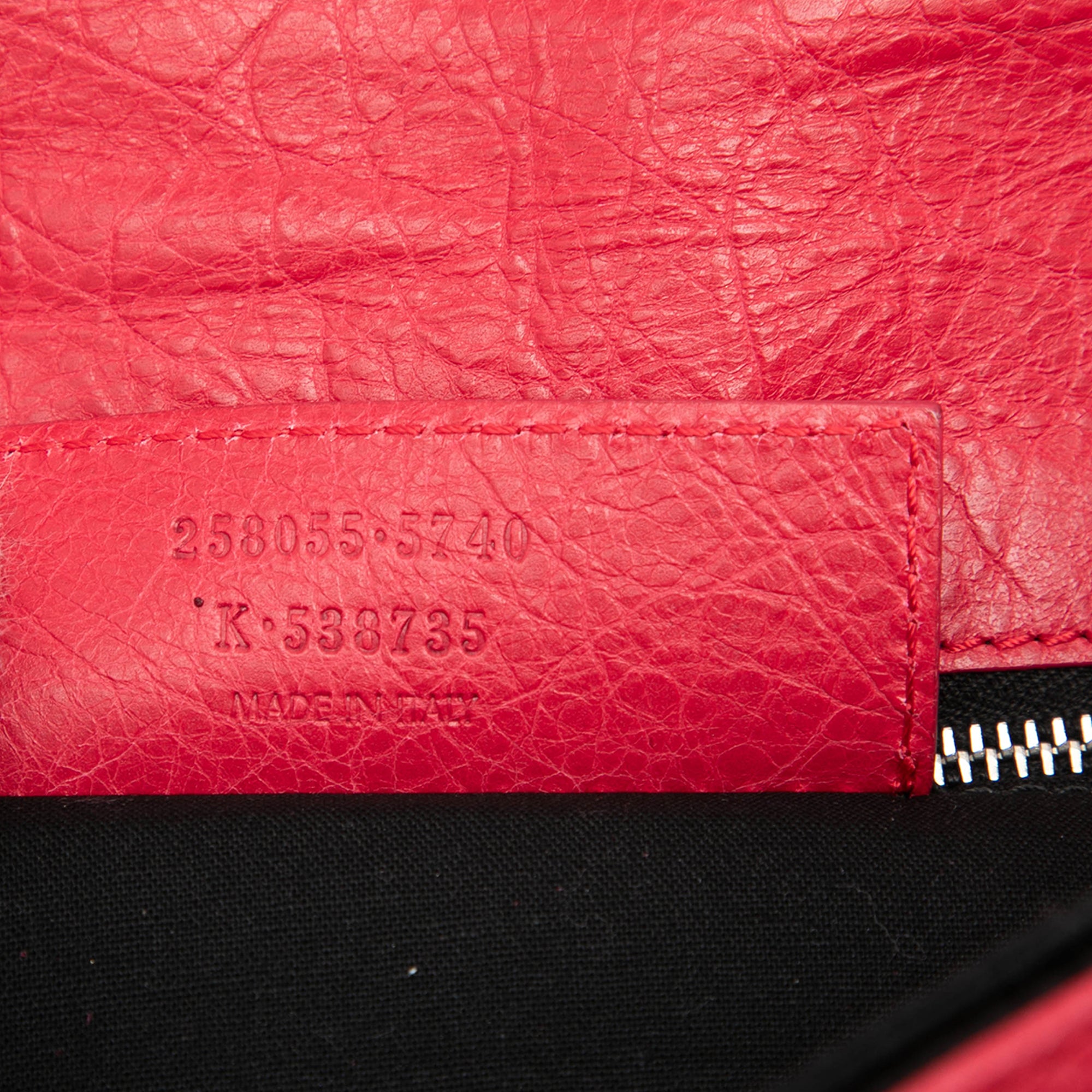 Lambskin Motocross Giant 21 Brogues Envelope Clutch - Image 6