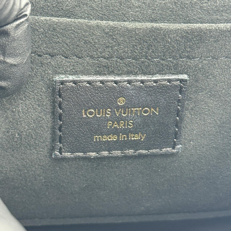 Louis Vuitton New Wave Chain Quilted Leather Black Bag