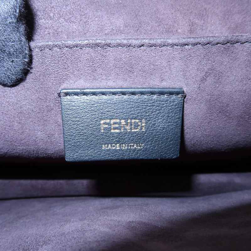Fendi Kan I Leather Black Bag