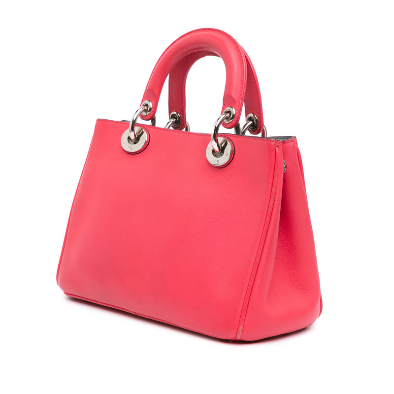 Small Leather Diorissimo Satchel - Image 2