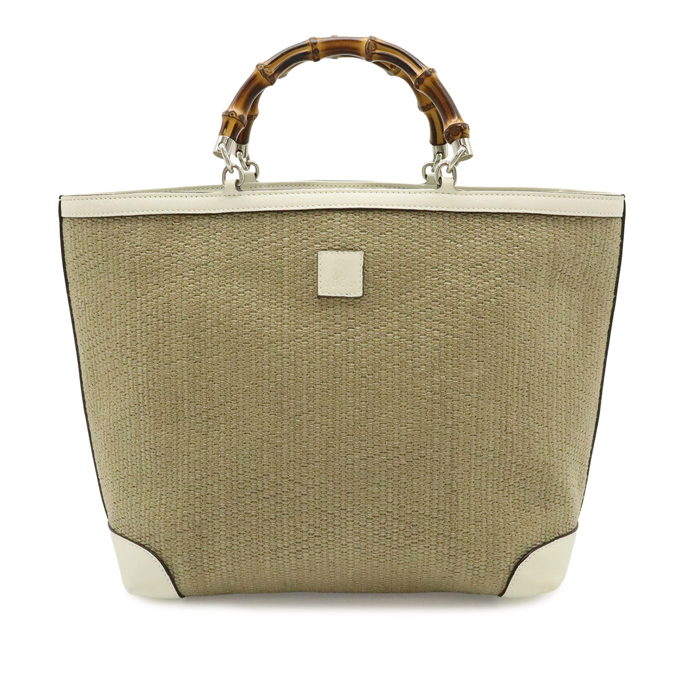 Raffia Bamboo Childrens Tote - Image 1