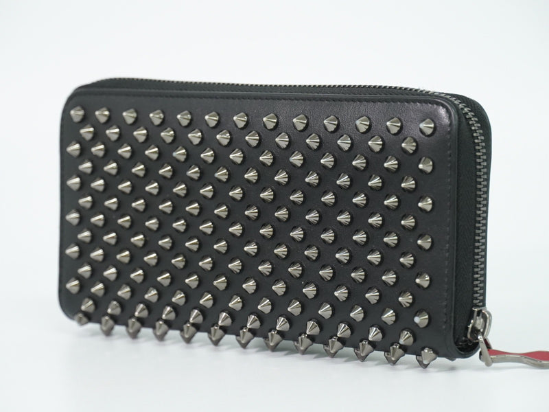 Christian Louboutin Panettone Spiked Leather Black Accessory