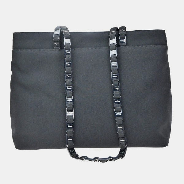 Salvatore Ferragamo Vala Tote Nylon Black