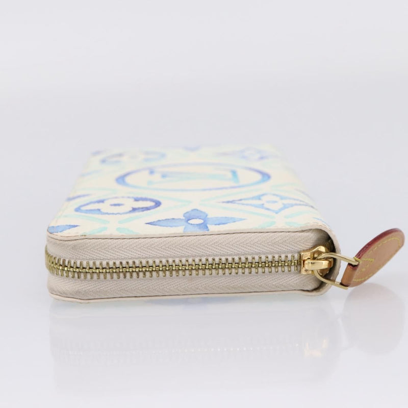 Louis Vuitton Zippy By The Pool Monogram Tile Canvas Blue Accessory