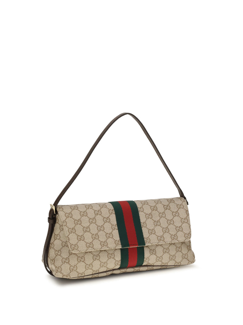 Gucci Madison Shoulder Bag — Brown Fabric