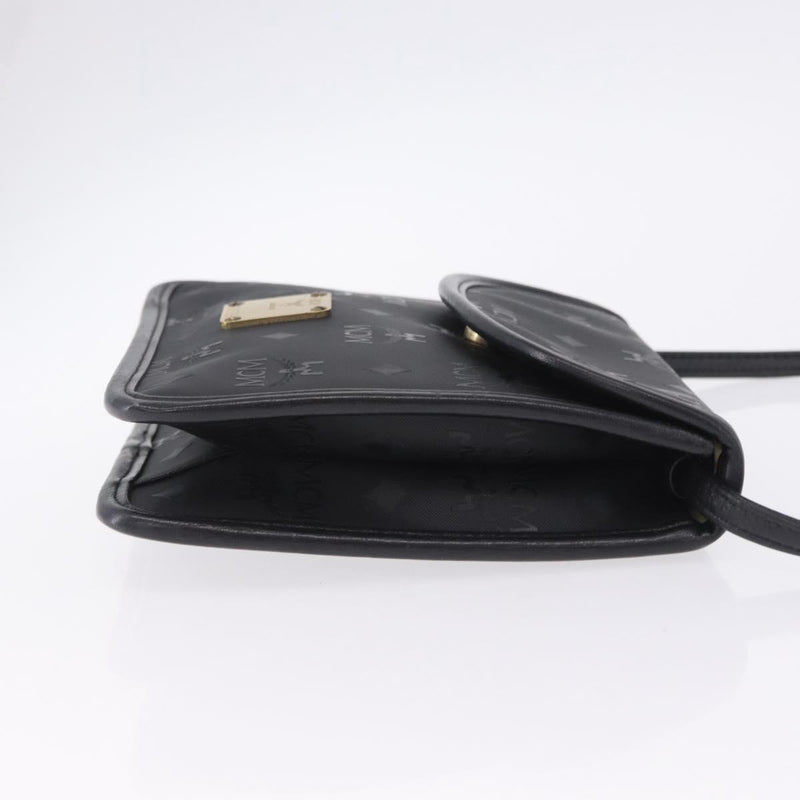 Mcm Visetos Leather Black Bag