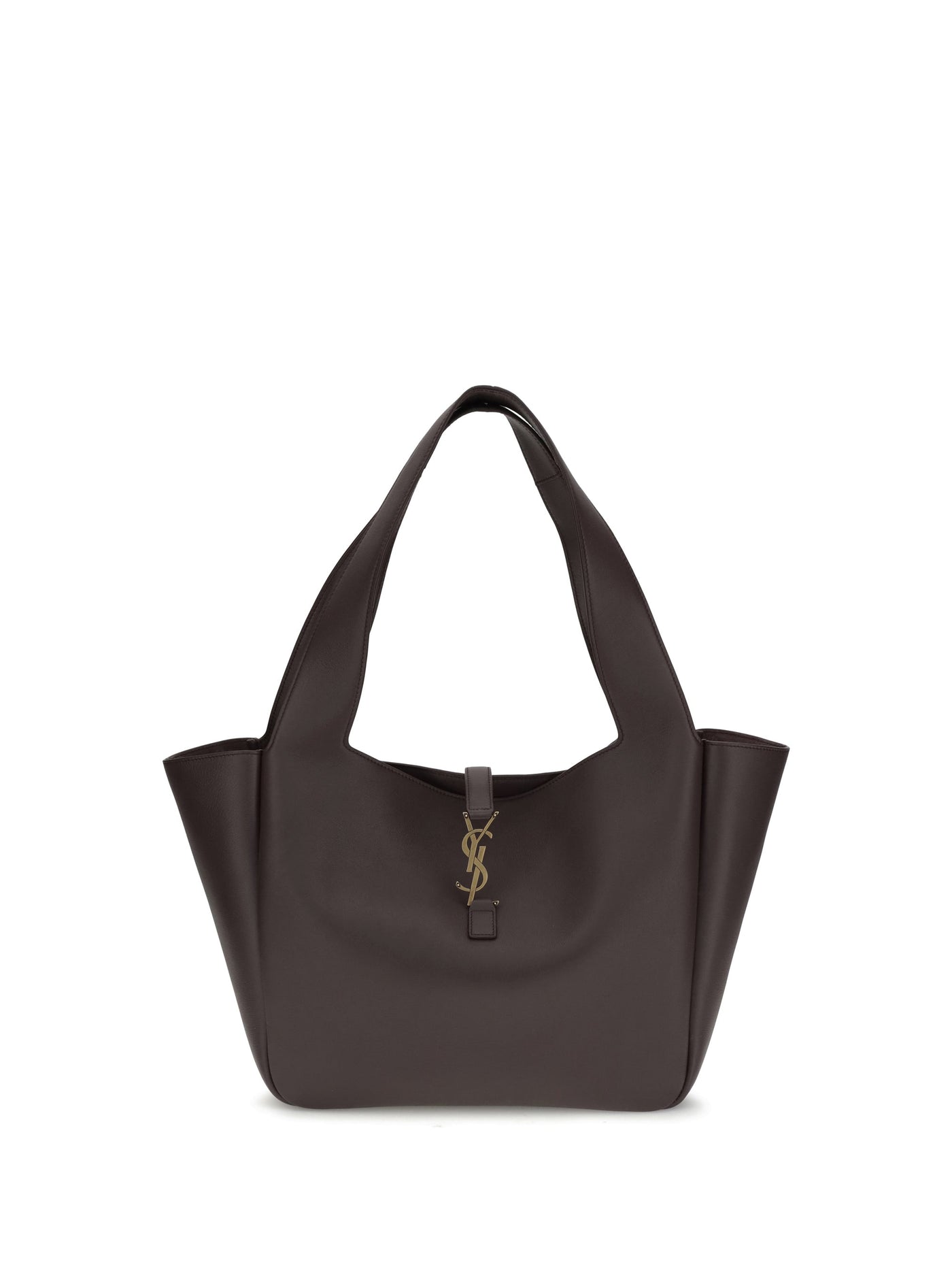Saint Laurent Shoulder Bag — Purple Calf Leather Bos Taurus