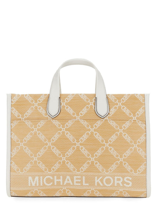Michael Michael Kors Polyethylene Tote Bag — Beige