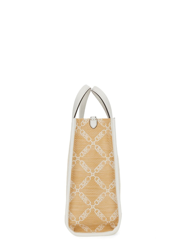 Michael Michael Kors Polyethylene Tote Bag — Beige