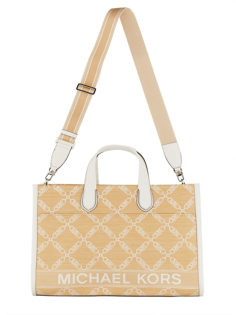 Michael Michael Kors Polyethylene Tote Bag — Beige