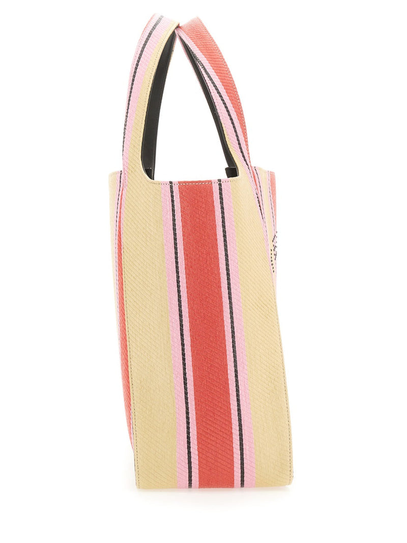 Stella Mccartney Logo-Embroidered Tote Bag — Multicolor Polyester