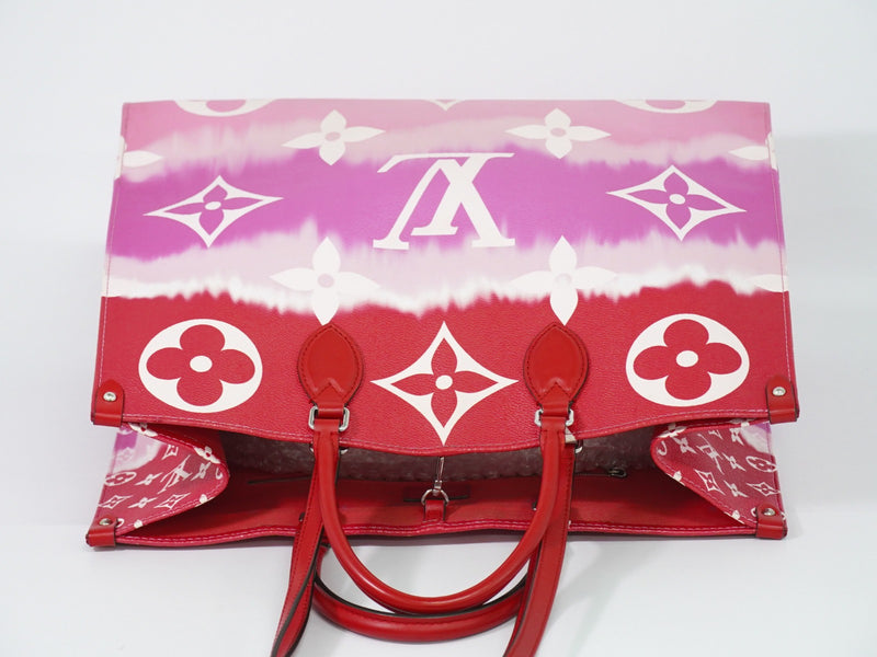 Louis Vuitton Onthego Limited Edition Escale Monogram Giant Multicolour Canvas Bag