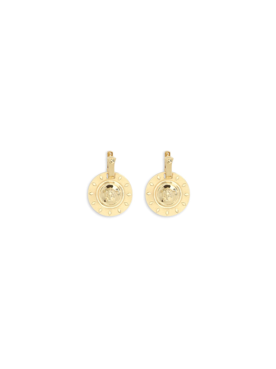 Versace Irradia Earrings — Gold Brass