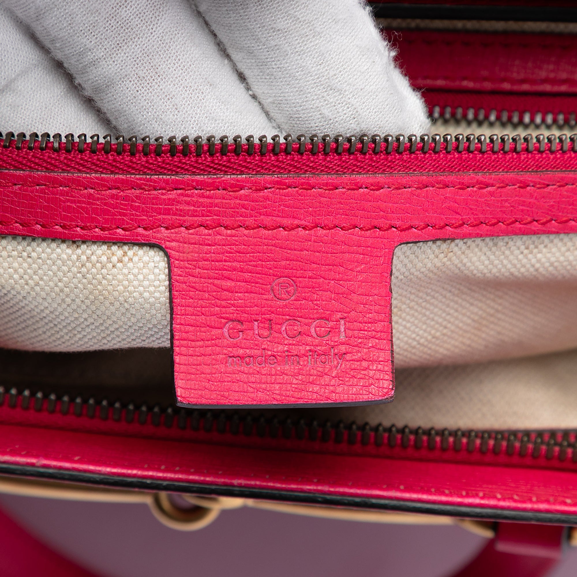 Leather Bright Bit Satchel - Image 5