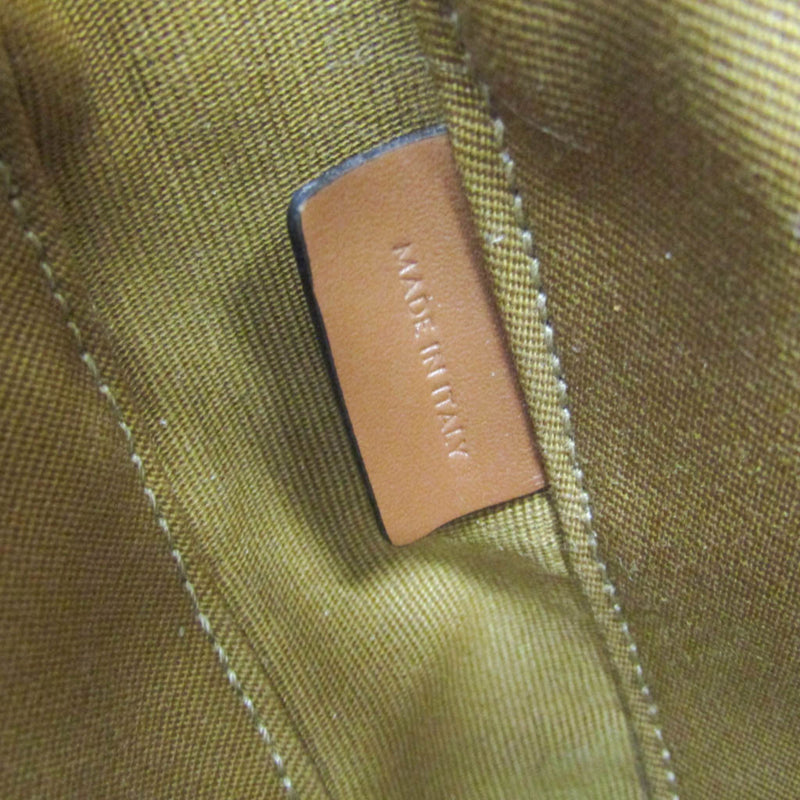 Celine Triangle Triomphe Coated Canvas Brown Bag