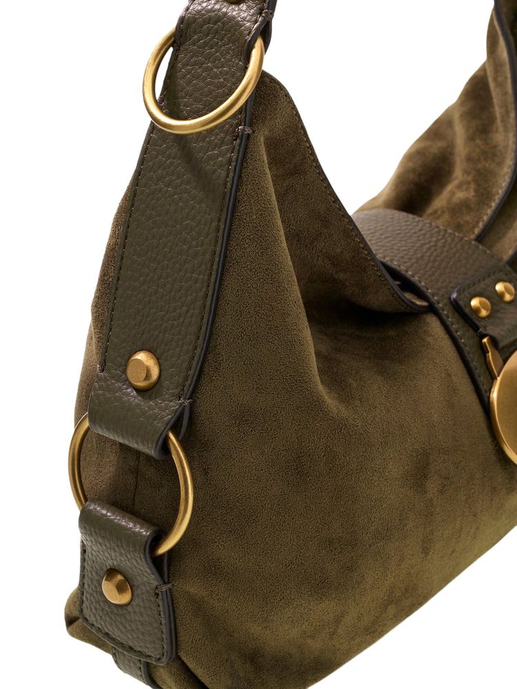 Guess Shoulder Bag — Olive Polyester