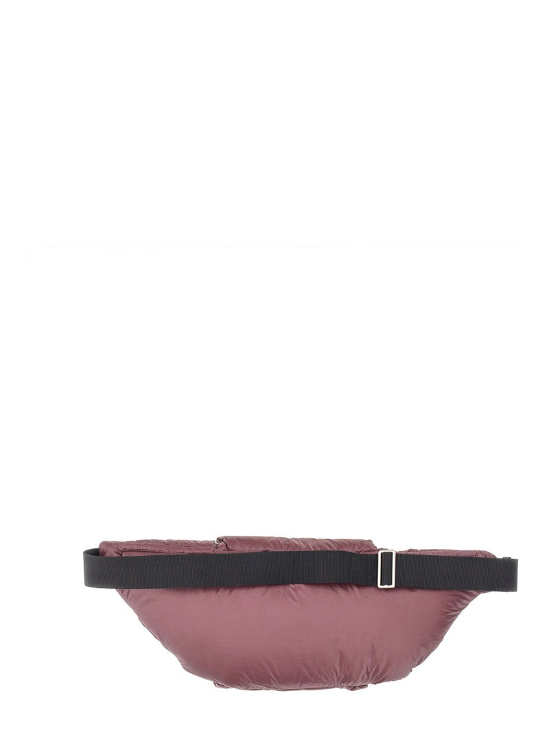 Jil Sander Quilted Padded Polyamide Belt Bag — Pink