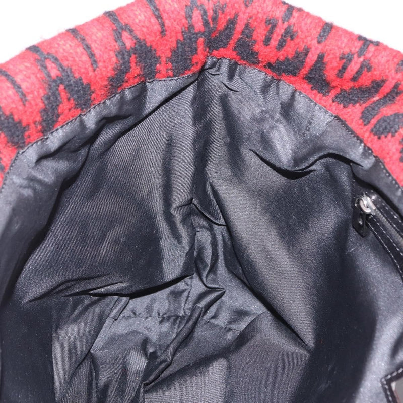 Fendi Vintage Wool Red Bag