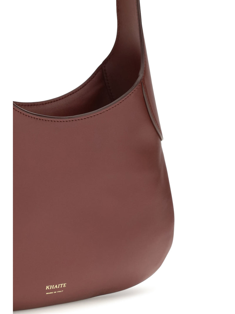 Khaite Joan Shoulder Bag — Red Calf Leather Bos Taurus