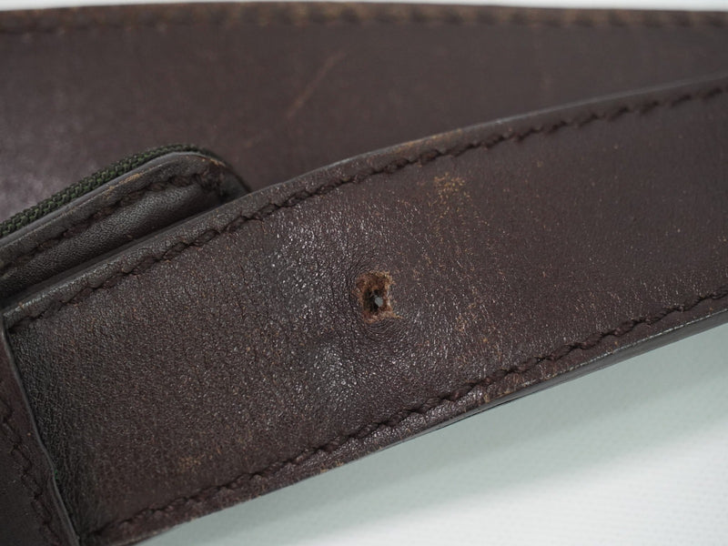 Gucci Flap Messenger Bag (outlet) Guccissima Leather Brown